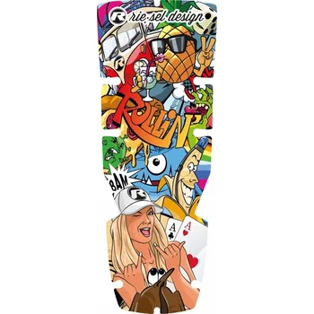 Blatník na kolo Nálepka RIESEL Fox:Coat pro blatník FOX 36/38, Stickerbomb Eyecatcher