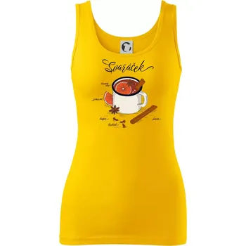 Dámské tričko Koření na svařáček - Dámské tílko - S ( Žlutá )