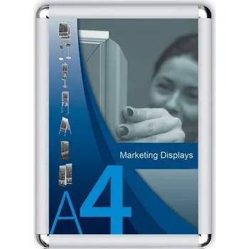 Klip rám 25 mm s oblými rohy - formát A2 420 x 594 mm