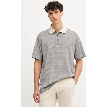 Pánské tričko Bavlněné polo tričko BOSS H-Parris 102 pánské, bílá barva, 50543402 09A, vel. S