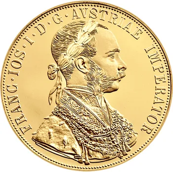 Münze Österreich AG Zlatá investiční mince 4 Dukát Františka Josefa I. 1915 (novoražba) - nové kusy 13,96 g
