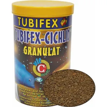 Krmivo pro rybičky Tubifex Cichlid granulát 125 ml