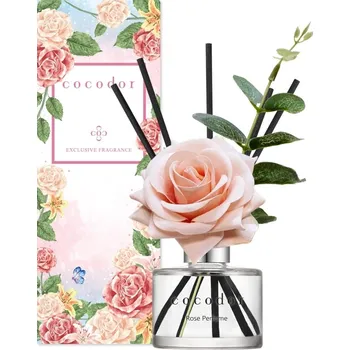 Aroma difuzér COCODOR ROSE PERFUME FLOWER ROSE tyčinky do difuzéru 120 ml