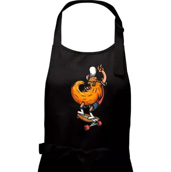 Kuchyňská zástěra Mustache board - Dámská zástěra na vaření - Univerzální velikost ( Černá )