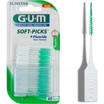 Zubní kartáček GUM Soft-Picks Regular Medium 40 kusů bílá