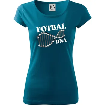 Dámské tričko Fotbal DNA - Dámské triko Pure - M ( Petrolejová )