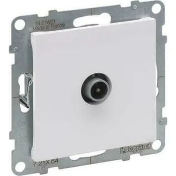 Elektrická zásuvka Zásuvka anténní hvězda koncová Legrand Suno TV bílá