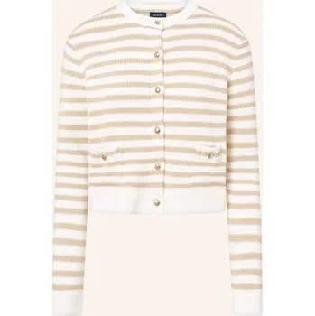 Dámský svetr Joop! Dámský Pletený Kardigan Kola, bílá / béžová, 44