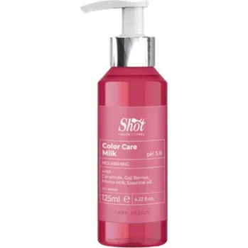 Vlasová regenerace Shot Color Care Milk - bezoplachové výživné mléko pro barvené vlasy, 125 ml