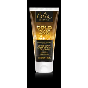 Masážní přístroj Celia Celia Gold 24K luxusní krém na ruce a nehty 80 ml