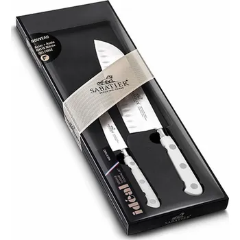 Kuchyňský nůž Sada nožů Lion Sabatier, 892183 EXOTIQUE, sada 2 nožů Toque, nerez nýty, čepel z nerezové oceli