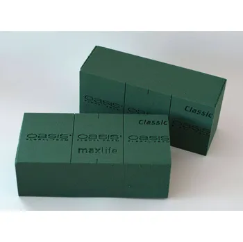 Aranžovací KVÁDR OASIS zelený 23 x 12 x 8 cm