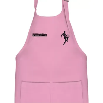 Kuchyňská zástěra Football sport - Dětská zástěra na vaření - Univerzální velikost ( Růžová )