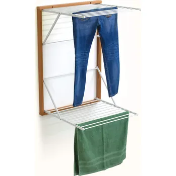Sušák na prádlo ARREDAMENTI Koral 98 x 69 cm - skládací nástěnný sušák na prádlo