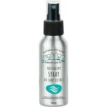 Kosmetika pro psa Green Sante - Přírodní sprej do tlamy pro psy a kočky 100 ml