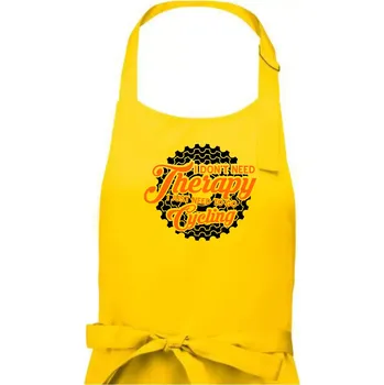 Kuchyňská zástěra I don't need therapy cycling - Pánská zástěra na vaření - Univerzální velikost ( Žlutá )
