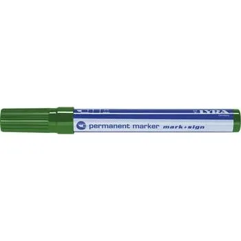 LYRA permanentní značkovač 111 tloušťka čáry 2-6 mm zelený šikmá špička