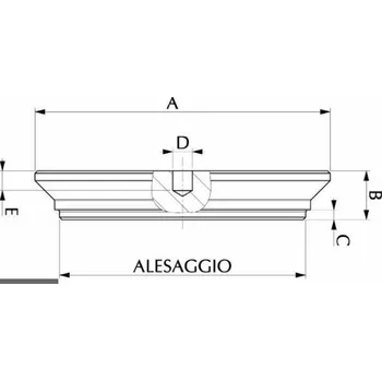 dno válce 35 mm s dírou