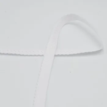 Textilní guma Strima Pruženka lemovací ozdobná, 20 mm - bílá