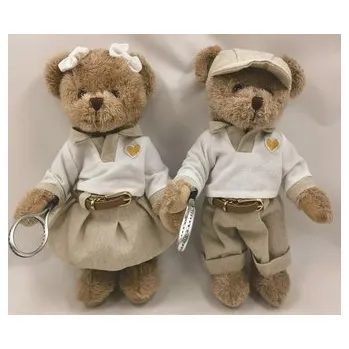 plyšák Pár plyšových medvídků Tenis Outfit