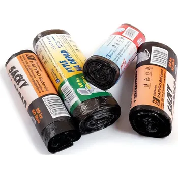 Pytle na odpadky Odpadkové pytle 60l 6µ 50ks černé