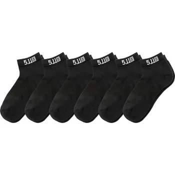 Pánská móda Ponožky 5.11 PT-R Ankle 6 ks - Black L