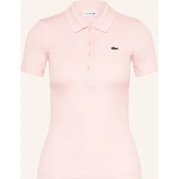 Dámská košile Lacoste Dámská Žerzejová Polokošile, světle růžová, 38