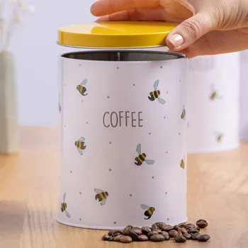 Dóza na potraviny PRICE AND KENSINGTON Sweet Bee 1,3 l nerezová dóza na kávu
