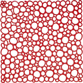 Obklad KOZIOL Kyslíková červená 4 ks. - dekorativní plastové stěnové panely