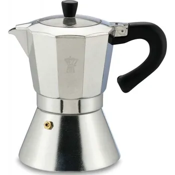 Moka konvice PEZZETTI Bellexpress metallic na 1 šálek espressa (1 tz) - hliníkový vysokotlaký kávovar