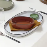 Talíř 35,5x21,8 cm bílý mrak CARACTERE - REVOL (novinka)