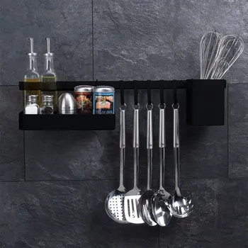 Věšák Reling / Kuchyňský kovový věšák s příslušenstvím EXCELLENT HOUSEWARE