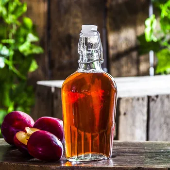 Láhev Skleněná láhev se zátkou JARGON 0,25 l