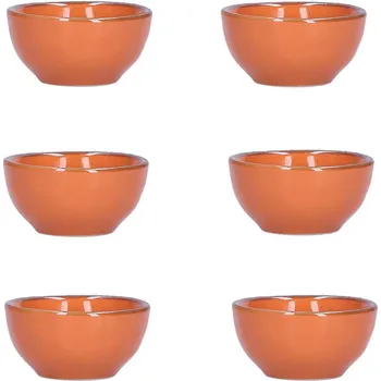 Misky na dip a občerstvení z kamene ROSE TULIPANI CONCERTO ARANCIONE 7 cm 6 ks.