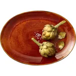 BITZ STONEWARE oválný kameninový talíř 45 x 34 cm