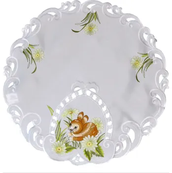 ubrus Velikonoční ubrus na stůl z polyesteru JEDEKA A215 60 cm