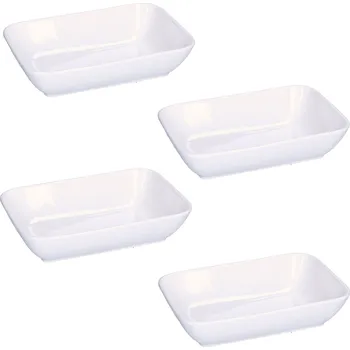 LA PORCELLANA BIANCA Essenziale New Age 22 x 15 cm 4 ks. - porcelánové misky / salátové misky