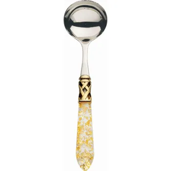 Naběračka BUGATTI Aladdin Gold 21 cm - naběračka / lžíce na omáčku z nerezové oceli