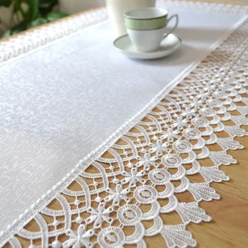 ubrus Vánoční ubrus na stůl JEDEKA GIPIURA 2017 40 x 170 cm