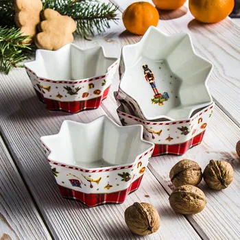 Porcelánové misky na dipy VINTAGE NUTCRACKER 150 ml 4 ks