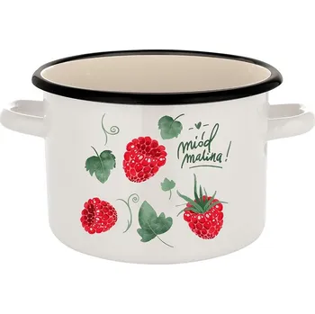Emailevaný hrnec EMALIA POLSKA PLESZEW MALINA 3,2 l