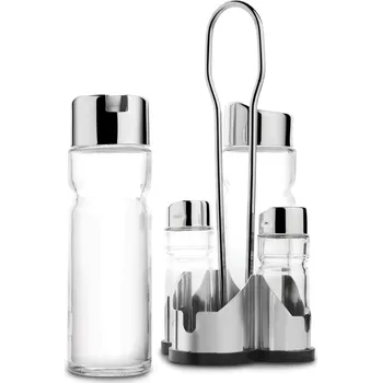 Dóza na potraviny Skleněné dózy na koření se stojanem IDEALE II SET