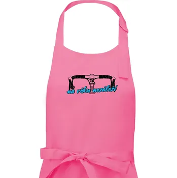 Kuchyňská zástěra Na věku nezáleží - Dámská zástěra na vaření - Univerzální velikost ( Růžová )