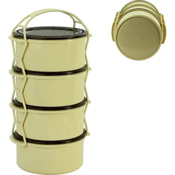 Jídlonosič Jídlonosič plast 4x1,5L KOZÁČEK bílá/barevná