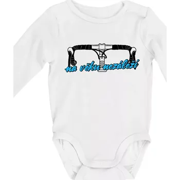 Kojenecký body Na věku nezáleží - Body kojenecké s dlouhým rukávem - Dlouhý r. do 3 měs ( Bílá )