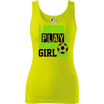 Play girl - Dámské tílko - XS ( Limetková )