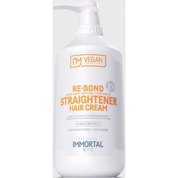 Stylingový přípravek Immortal VEGAN Re-Bond Straightener Hair Cream krém na rovnání vlasů 1000 ml