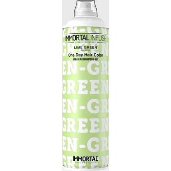 Barva na vlasy Immortal Infuse One Day Hair Color Lime Green barevný sprej na vlasy - světle zelená 200 ml