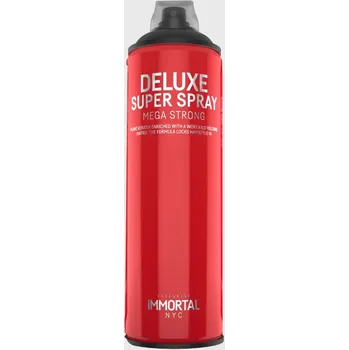 Stylingový přípravek Immortal NYC Deluxe Super Spray Mega Strong extra silný lak na vlasy 500 ml