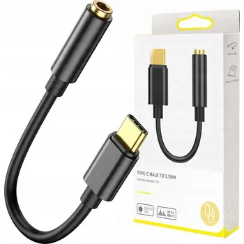 Sluchátka ADAPTÉR PŘEVODNÍK AUDIO 3.5MM NA USB-C DAC PRO SLUCHÁTKA TELEFONU IPHONE